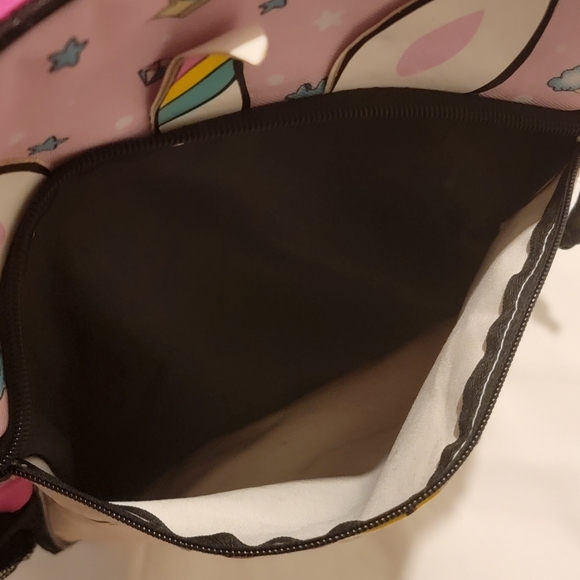 UNICORN BACKPACK Pink & Black with glitter NWOT - Picture 14 of 15